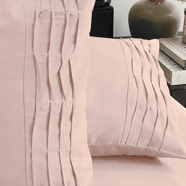 300TC - King size Solid Bedsheet Set (Peach)