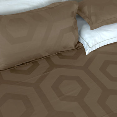 Italian Jacquard-King Size BedSheet Set (Mocha)