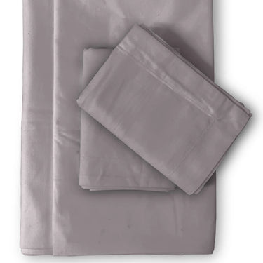 600TC Luxury 100% Pure Cotton Solid Bedsheet Set (Mauve)