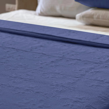 Sensation Ultrasonic Quilted  Bed Cover set (BlueBerry)