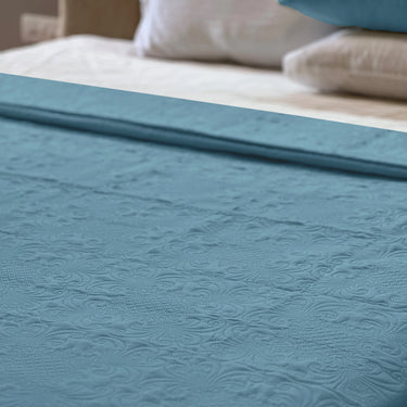 Sensation Ultrasonic Quilted  Bed Cover set (Denim)