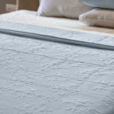 Sensation Ultrasonic Quilted  Bed Cover set(DenimBlue)