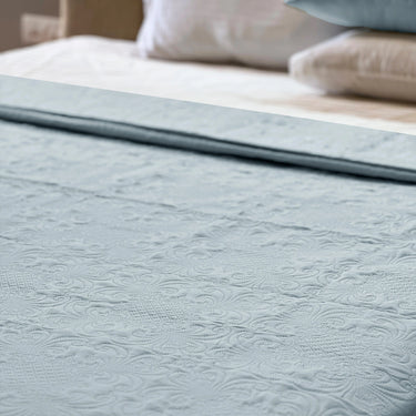 Sensation Ultrasonic Quilted  Bed Cover set (Pearl Grey)