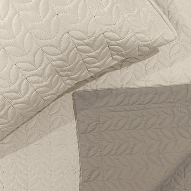 Everyday Ultrasonic Quilted Reversible Bedcover (Beige - Mocha)