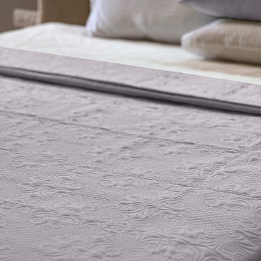 Sensation Ultrasonic Quilted  Bed Cover set(Mist)