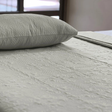 Sensation Ultrasonic Quilted  Bed Cover set (Cream)