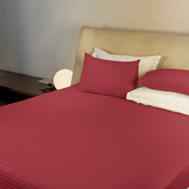 king size bedsheet, Simple living, Labham, satin strips