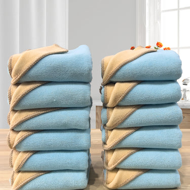 Euphoria 450GSM Reversible, Super Soft, Anti Microbial, Hand Towel (40cm x 60cm ), Aqua