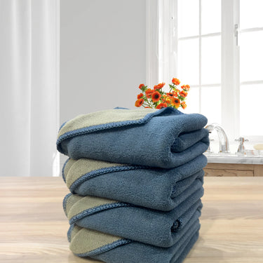 Euphoria 450GSM Reversible, Super Soft, Anti Microbial, Hand Towel (40cm x 60cm ), Olive