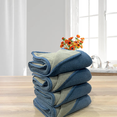 Euphoria 450GSM Reversible, Super Soft, Anti Microbial, Hand Towel (40cm x 60cm ), Olive