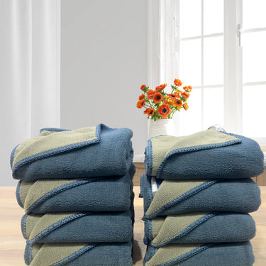 Euphoria 450GSM Reversible, Super Soft, Anti Microbial, Hand Towel (40cm x 60cm ), Olive