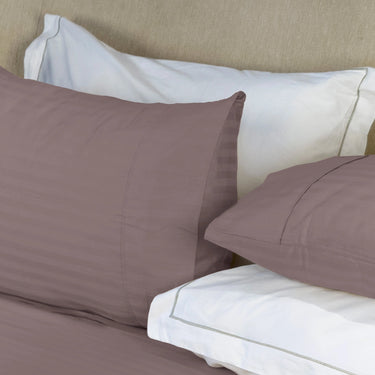 Simple Living - 210TC Satin Stripe Bedsheet Set(Concrete)