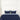 Rangriti - King Size Reversible Bedcover Set (Navy Blue & Sky Blue)