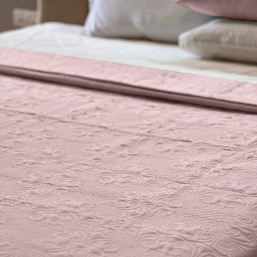 Sensation Ultrasonic Quilted  Bed Cover set (Peach)