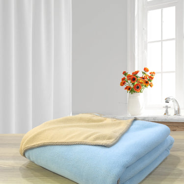 Euphoria 450GSM Reversible, Super Soft, Anti Microbial, Bath Towel (75cm x 150cm), Aqua