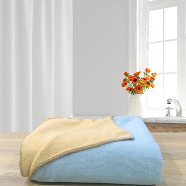 Euphoria 450GSM Reversible, Super Soft, Anti Microbial, Bath Towel (75cm x 150cm), Aqua