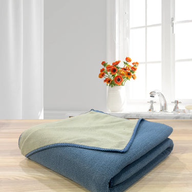 Euphoria 450GSM Reversible, Super Soft, Anti Microbial, Bath Towel (75cm x 150cm), Olive