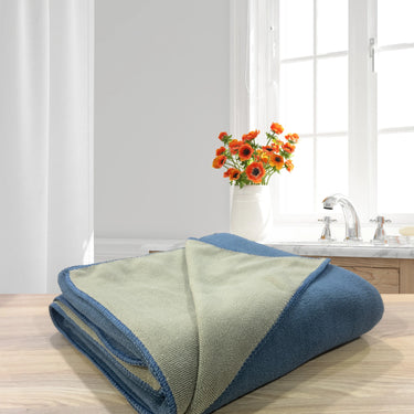 Euphoria 450GSM Reversible, Super Soft, Anti Microbial, Bath Towel (75cm x 150cm), Olive