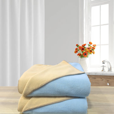 Euphoria 450GSM Reversible, Super Soft, Anti Microbial, Bath Towel (75cm x 150cm), Aqua