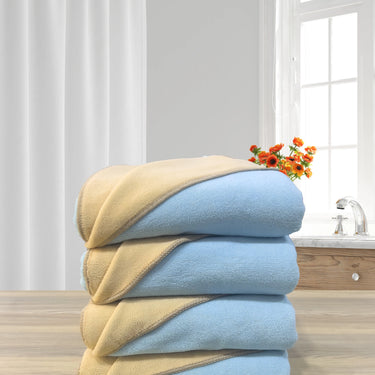 Euphoria 450GSM Reversible, Super Soft, Anti Microbial, Bath Towel (75cm x 150cm), Aqua