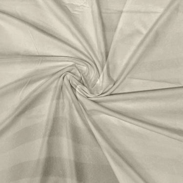 Simple Living - 210TC Satin Stripe Bedsheet Set(Cream)