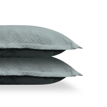 Sensation Ultrasonic Quilted  Bed Cover set (Gun Metal)