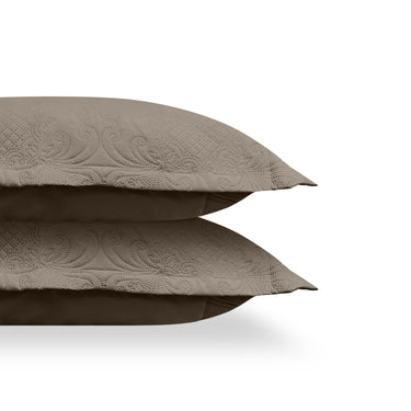 Sensation Ultrasonic Quilted  Bed Cover set(Mocha)