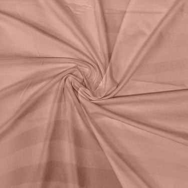 Simple Living - 210TC Satin Stripe Bedsheet Set(Peach)