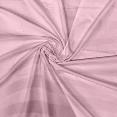 Simple Living - 210TC Satin Stripe Bedsheet Set(Pink)