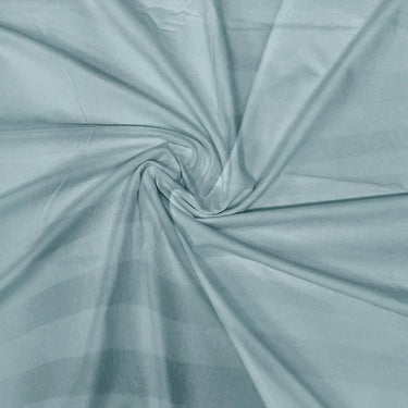 Simple Living - 210TC Satin Stripe Bedsheet Set(Water Blue)