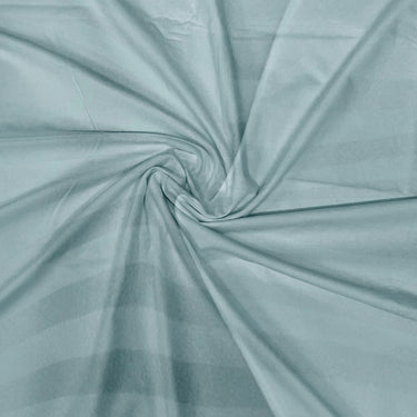 Simple Living - 210TC Satin Stripe Bedsheet Set(Water Blue)